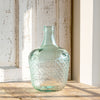 Embossed Seafoam Medium Cellar Bottle