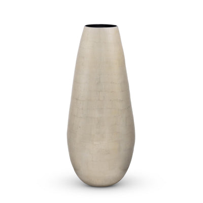 Great House Large Vase, Champagne Silver