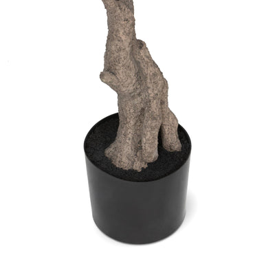 Faux Olive Tree with Weighted Black Pot, 78"