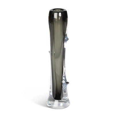 Willow Glass Branch Vase, Large, Charcoal