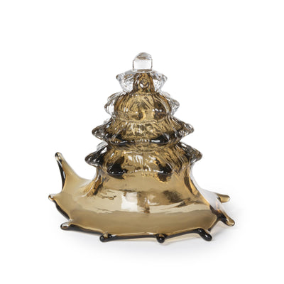 Lagoon Glass Seashell, Sandy Tan
