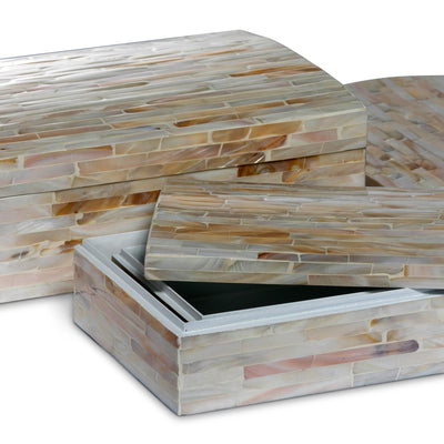 Capraia Coast Decorative Boxes, Set of 3