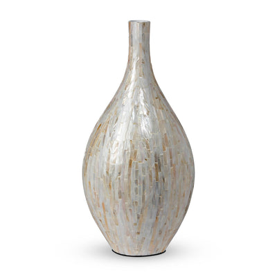 Capraia Coast Mosaic Vessel, Mother of Pearl