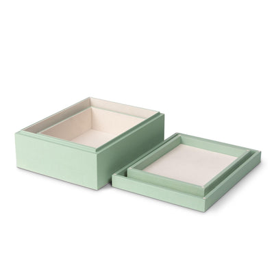 St. Tropez Decorative Boxes, Set of 2, Garden Retreat