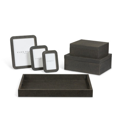 St. Tropez Decorative Tray, Seal Brown