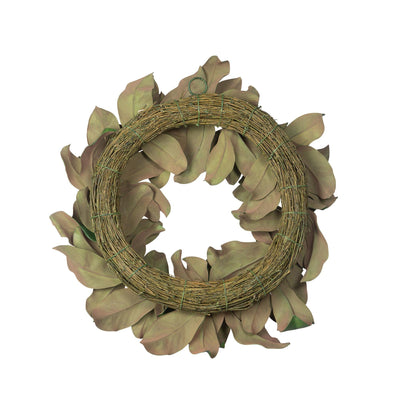 Faux Full Magnolia Wreath