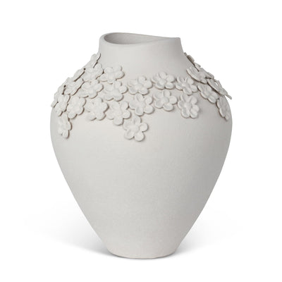 La Fleur Vase, Large, Matte White