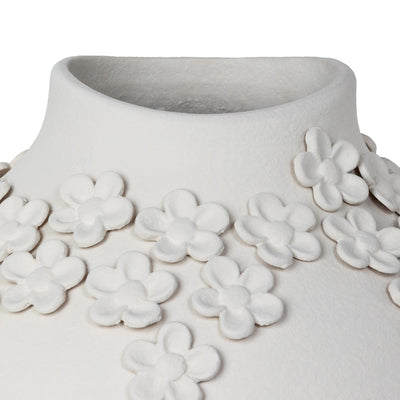 La Fleur Vase, Large, Matte White