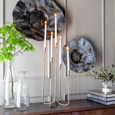 Forged Iron Candelabra, Tall