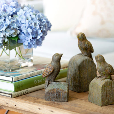 Song Bird Relics, Set of 5, Assorted Sizes