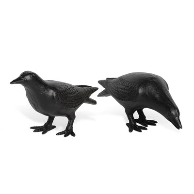 Cast Iron Crows, Set of 2
