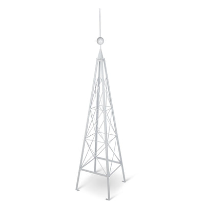 Metal Garden Trellis, Soft White