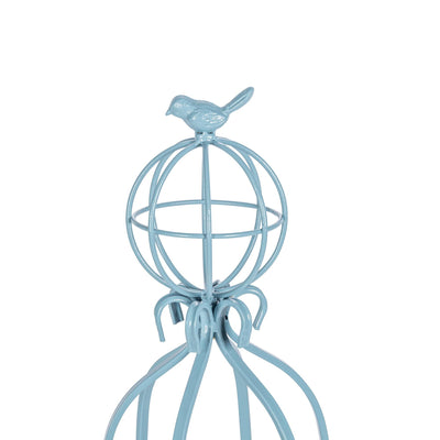 Fleur-de-Lis Planter Obelisk, Small, Provence Blue