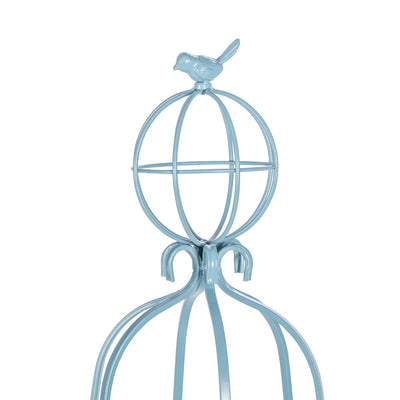Fleur-de-Lis Planter Obelisk, Large, Provence Blue