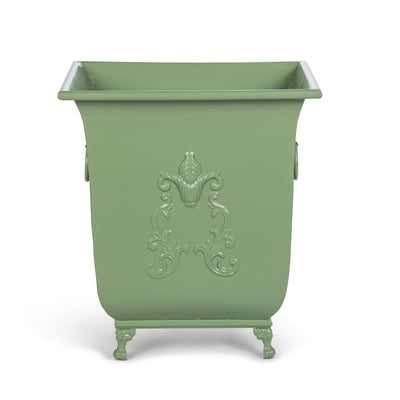 Grand Scroll Planter, Soft Garden Green