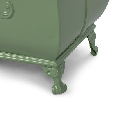 Grand Scroll Planter, Soft Garden Green