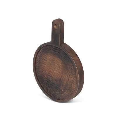Carved Wood Serving Tray, 10"