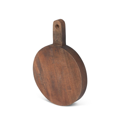 Carved Wood Serving Tray, 10"