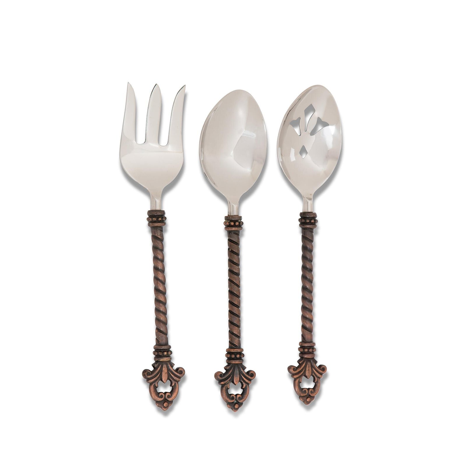 Fleur de Lis Hostess Serving Set, Set of 3