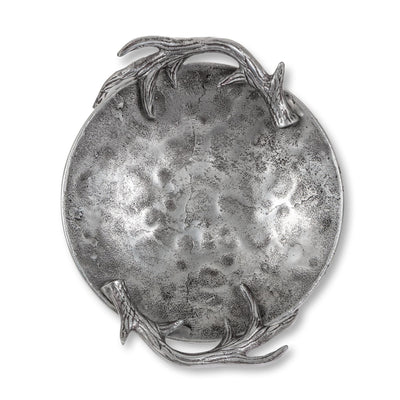 Cast Aluminum Hammered Round Bowl