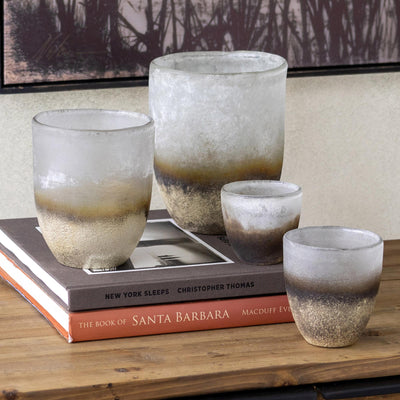Fairbanks Organic Glass Vase, Medium