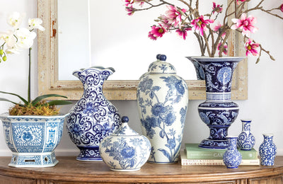 Chinoiserie Square Planter