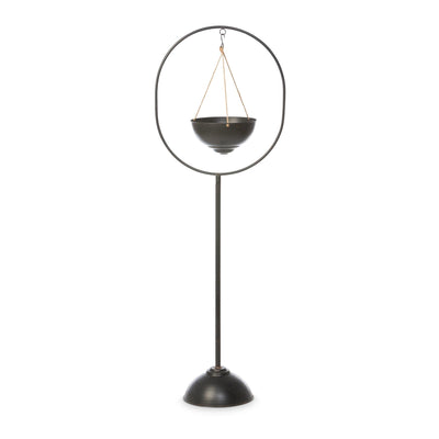 Spherical Iron Plant Stand