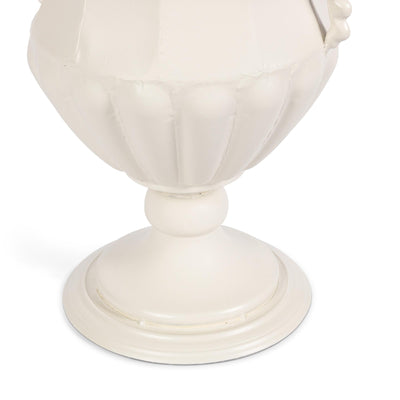 Amphora Urn, Soft White, 20.9"H