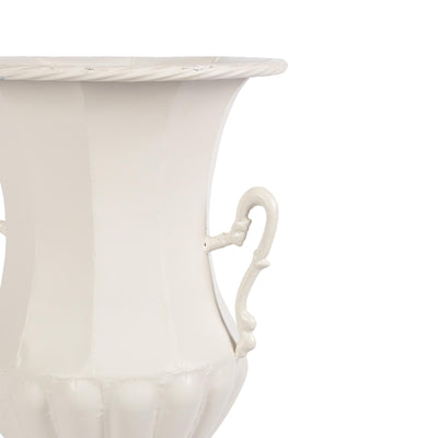 Amphora Urn, Soft White, 20.9"H