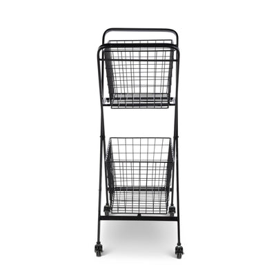 Double Market Cart, Black