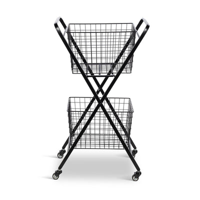 Double Market Cart, Black