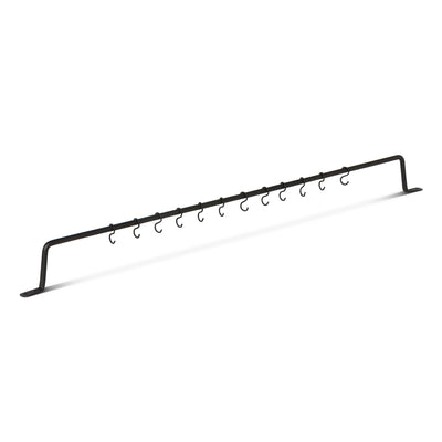 Black Forged Iron Wall Hanger, 36"x3"