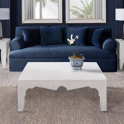 Island Manor Cocktail Table, Whitewash