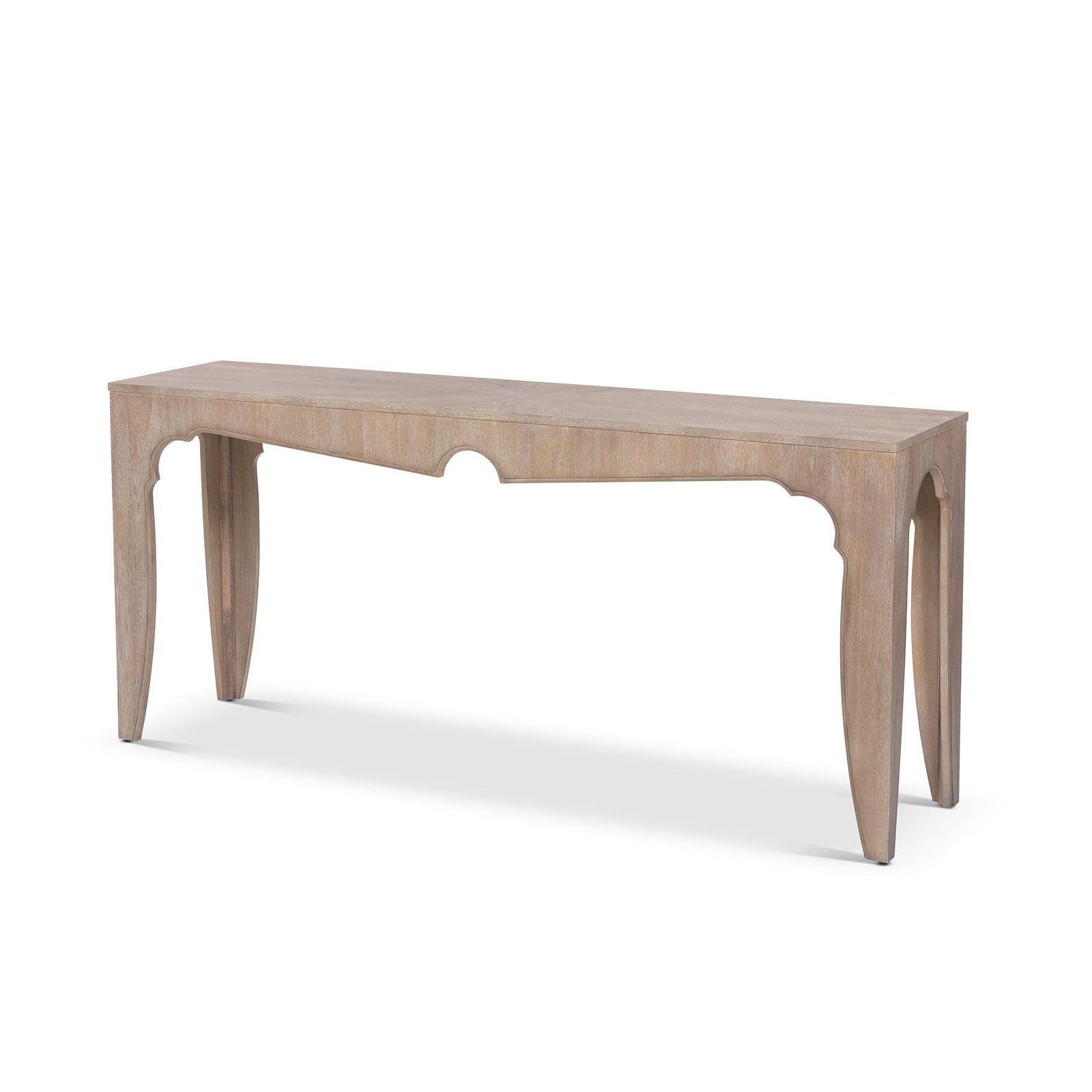 Island Manor Console  Table, Driftwood
