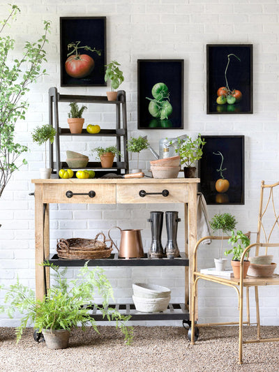 Wooden Herb Rack
