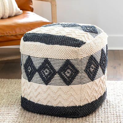 Janis Cotton Pouf