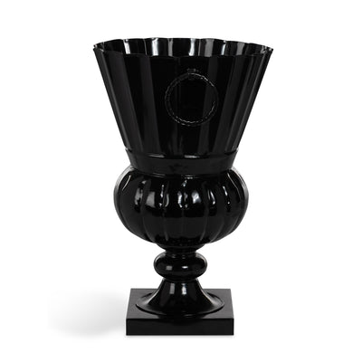Atlas Outdoor Urn, Large, Jet Black