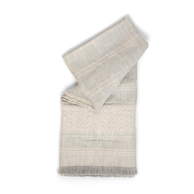Diamond Pattern Alpaca Wool Throw
