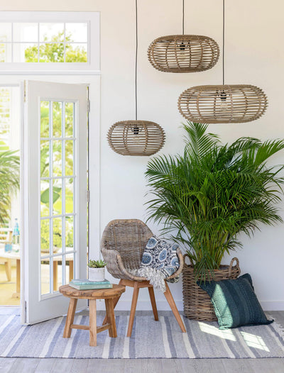 Kailani Rattan Pendant Light, Large