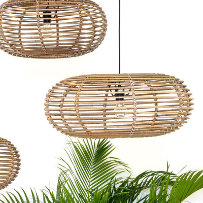 Kailani Rattan Pendant Light, Large