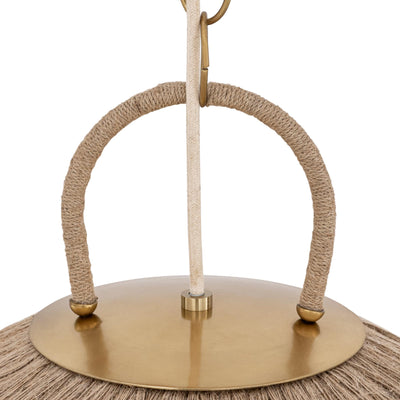 Hula Pendant, Brown Sugar, Large