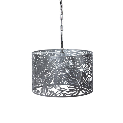 Monstera Vine Drum Light Fixture