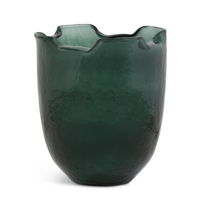 Fold Vase, Hunter Green, Large