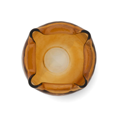Fold Vase, Amber, Small