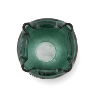 Fold Vase, Hunter Green, Small