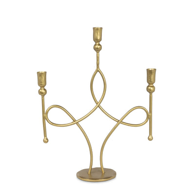 Scroll Candle Holder, 3 Arm