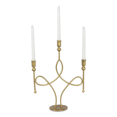 Scroll Candle Holder, 3 Arm