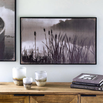 Framed Cattail Print