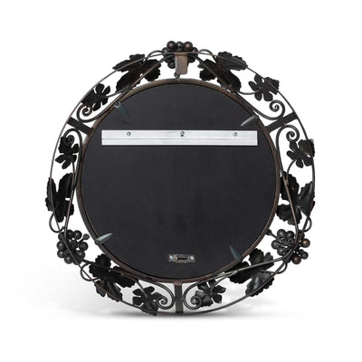 Grapes and Leaves Framed Mirror, Small