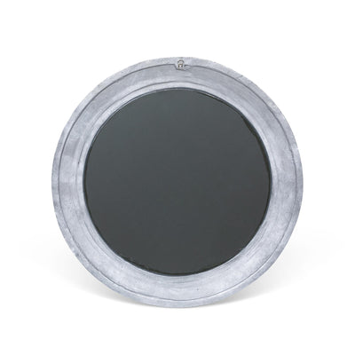 Rubbed Pewter Portal Mirror